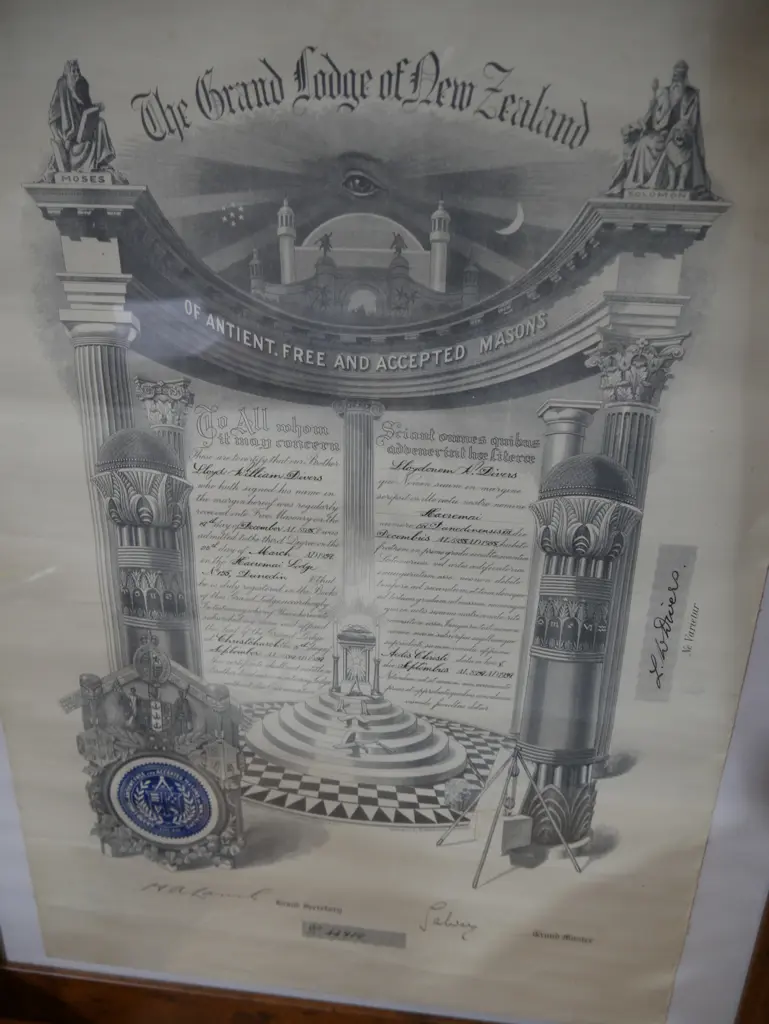 Lodge certificate Image 1++