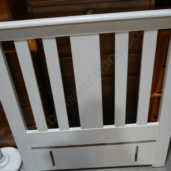 White single headboard