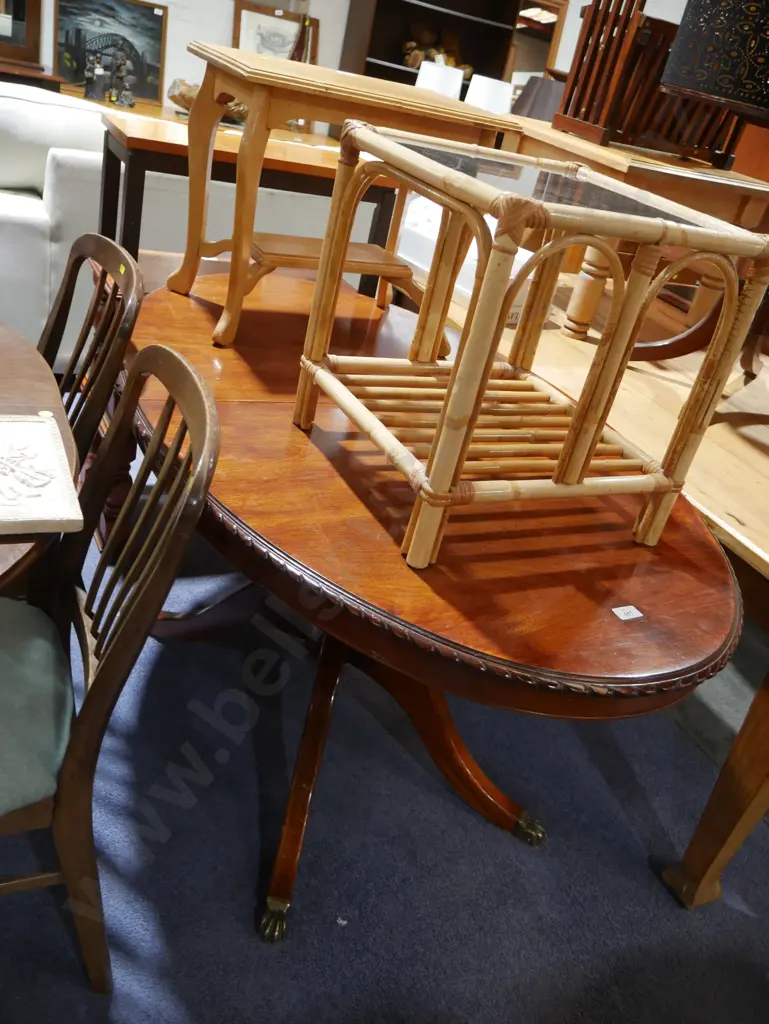 Rope edge dining table Image 1++