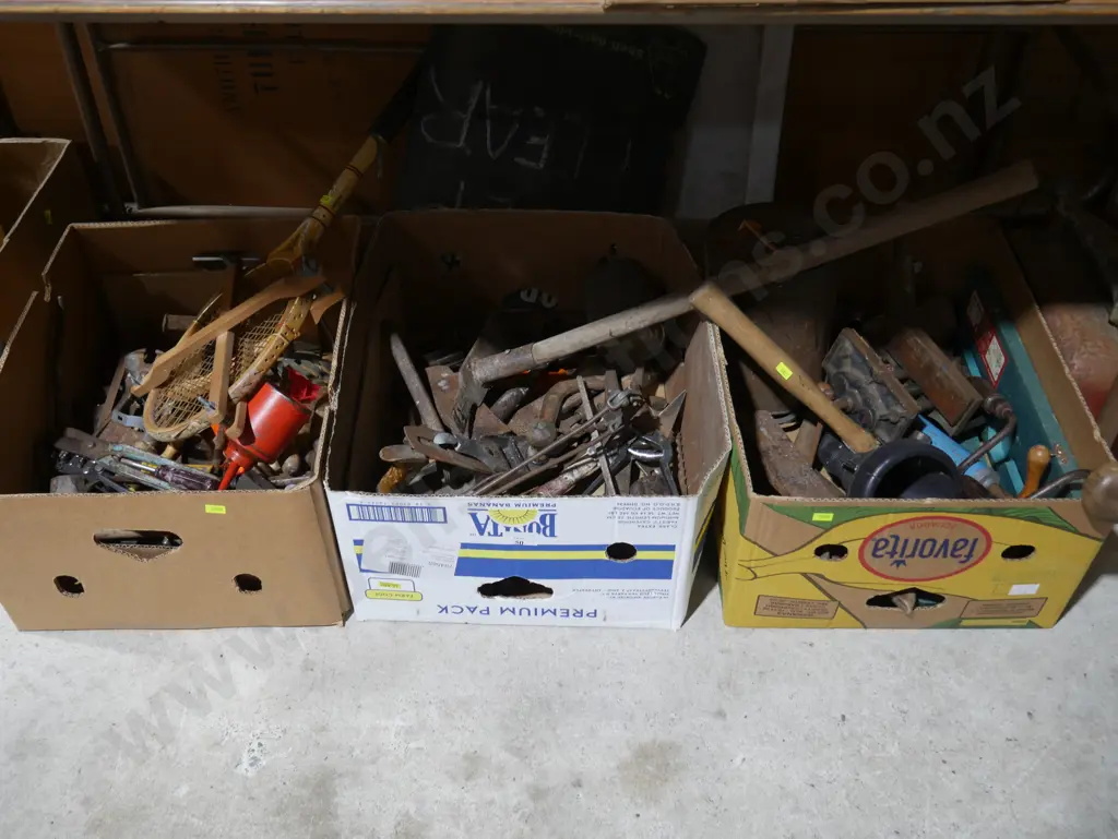 3 boxes tools, petrol can Image 1++