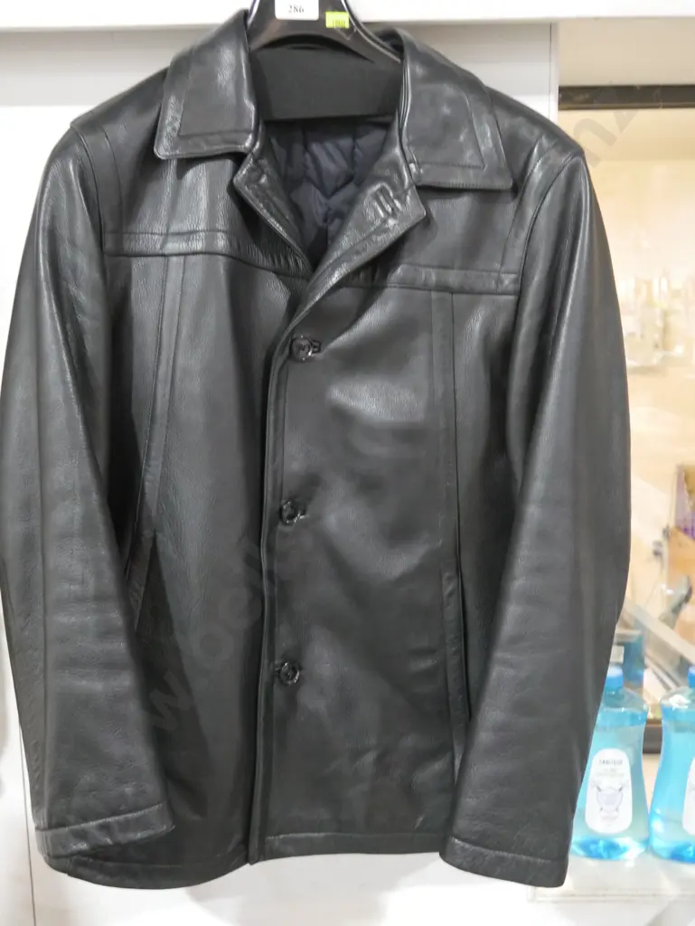 Black leather jacket Image 1++