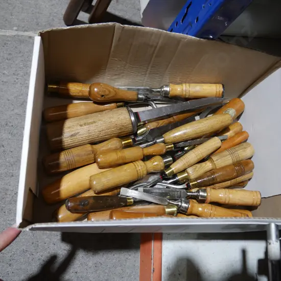 Assorted chisels