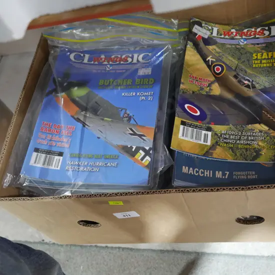 Assorted classic wings magazines