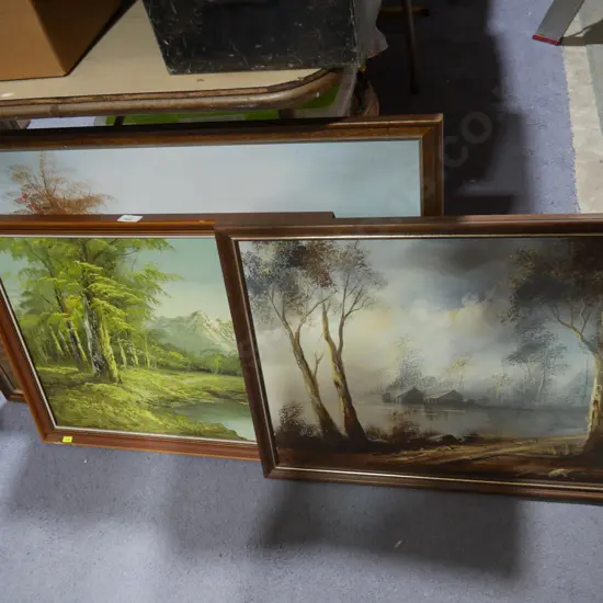 3 landscape artworks