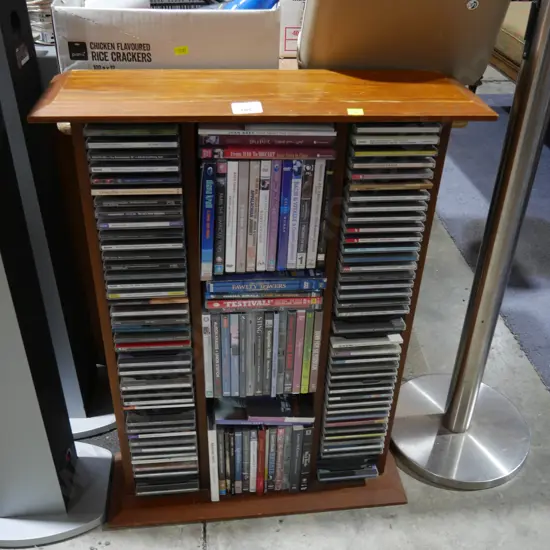 DVD \ CD stand and contents