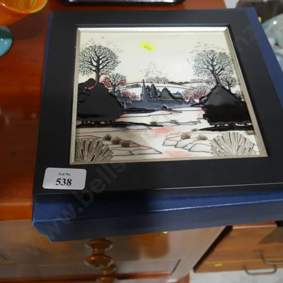 Moorcroft wall plaque