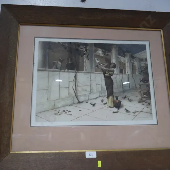 Framed Henry Ryland print