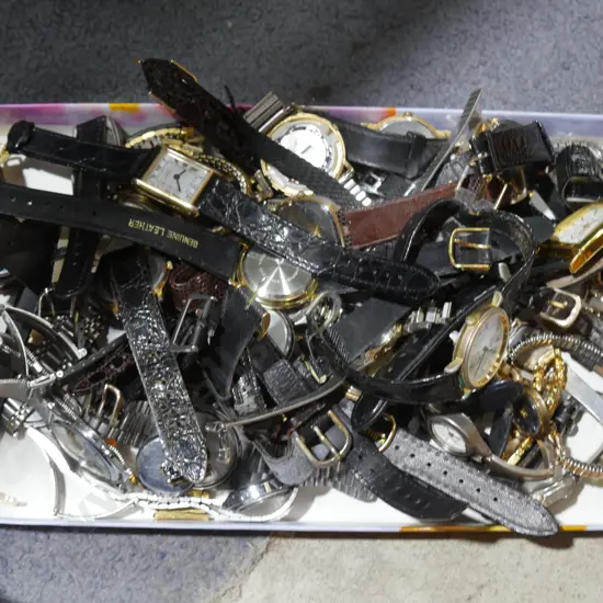 Large assortment of wrist watches