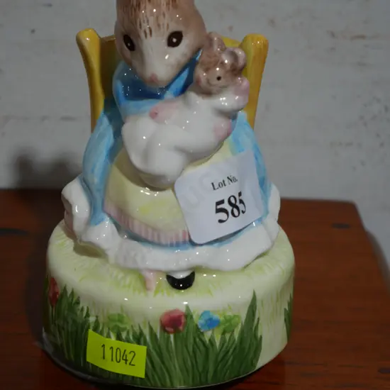 Beatrix Potter musical figurine