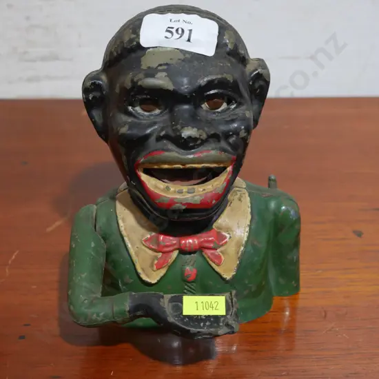 Greedy boy money box