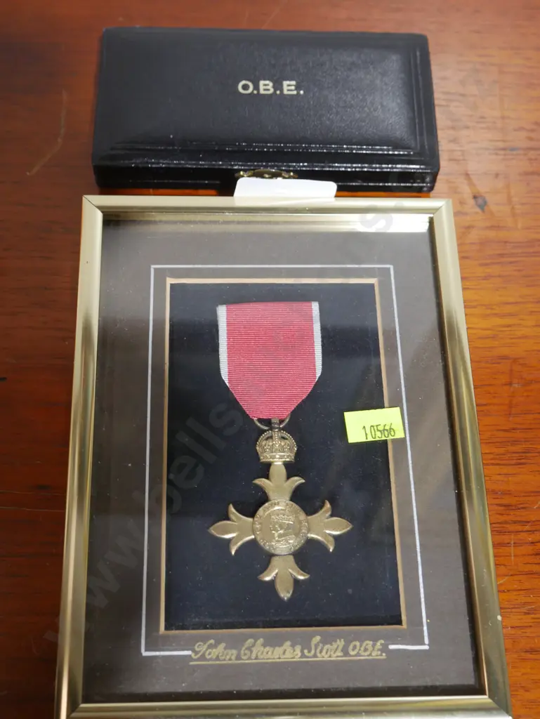 John Charles Scott Order of the British Empire medal Image 1++