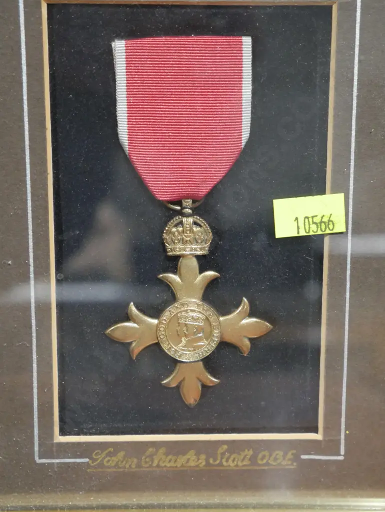 John Charles Scott Order of the British Empire medal Image 1++