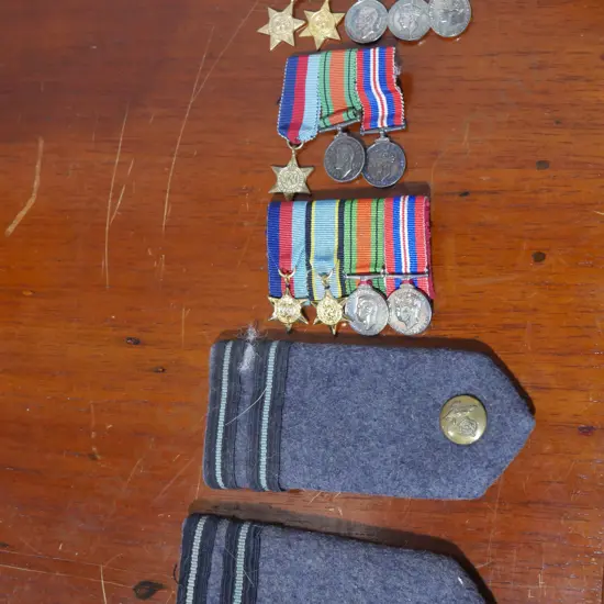 Military medals, epaulette