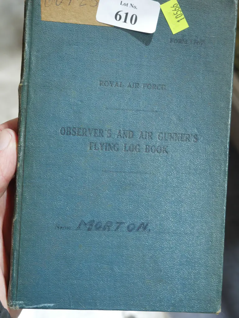 Royal airforce flying log book - J.L Morton Image 1++