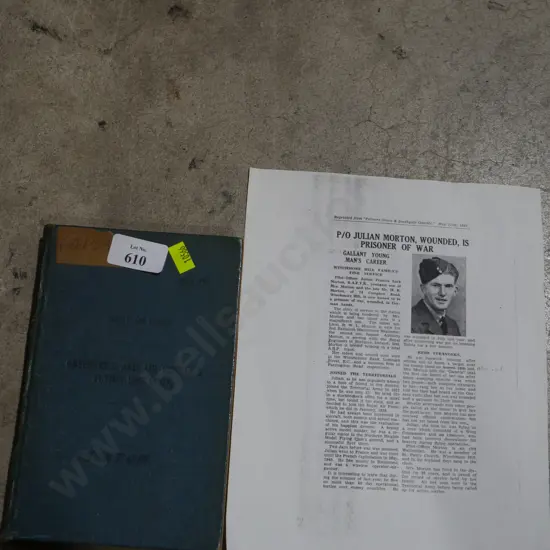 Royal airforce flying log book - J.L Morton