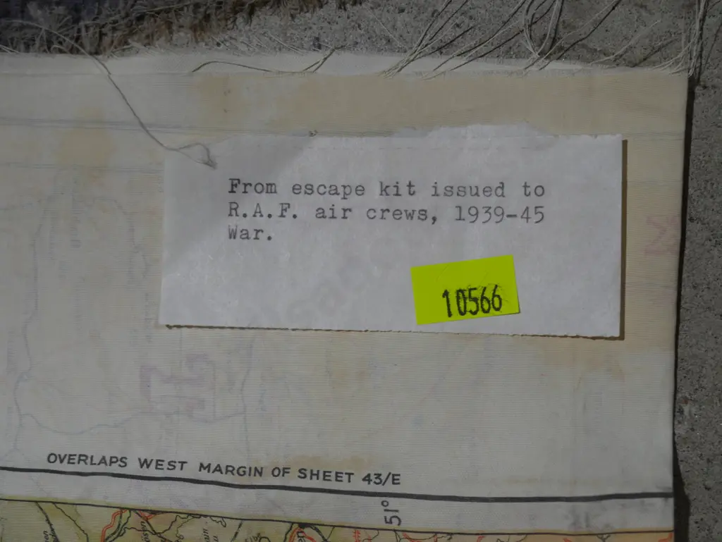 The great escape stalag luft III drawings and silk map of Europe Image 1++