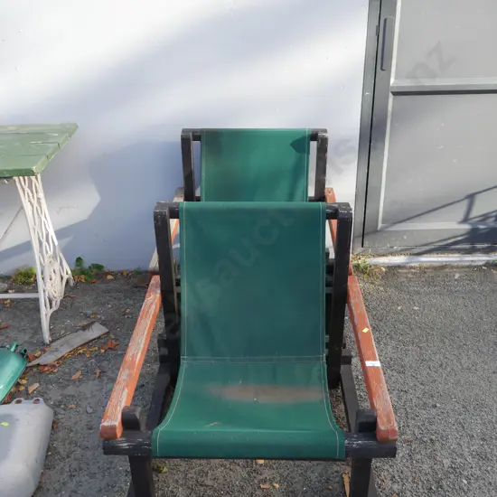 2 outdoor chairs