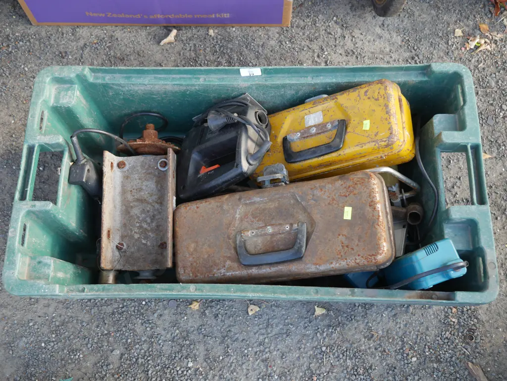 Crate of tools, toolboxes Image 1++
