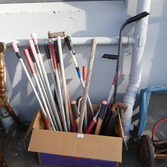 Assorted garden tools