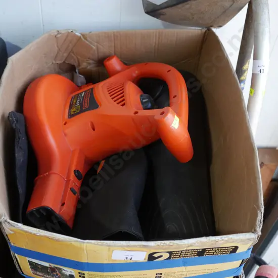 Black and Decker blower vac