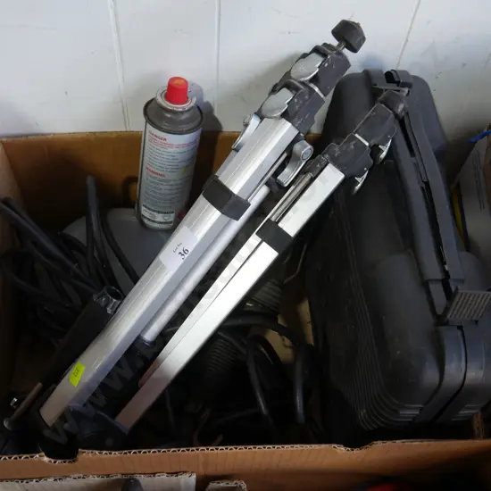 Tripod, camp cooker etc