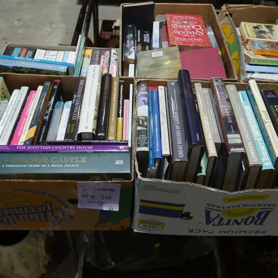 2 boxes of books