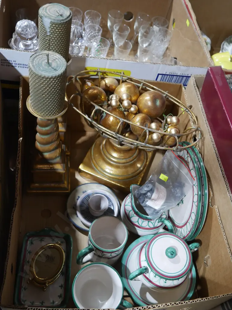 Pottery, candlesticks etc Image 1++