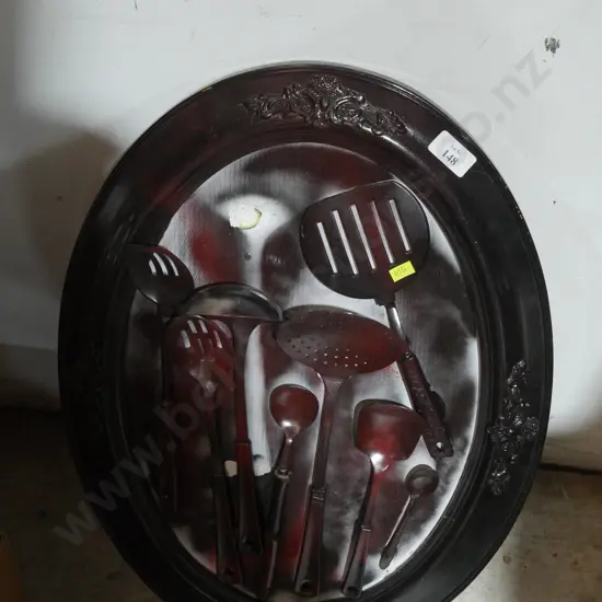 Kitchen utensil artwork