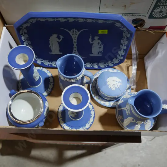 Box of Wedgewood china