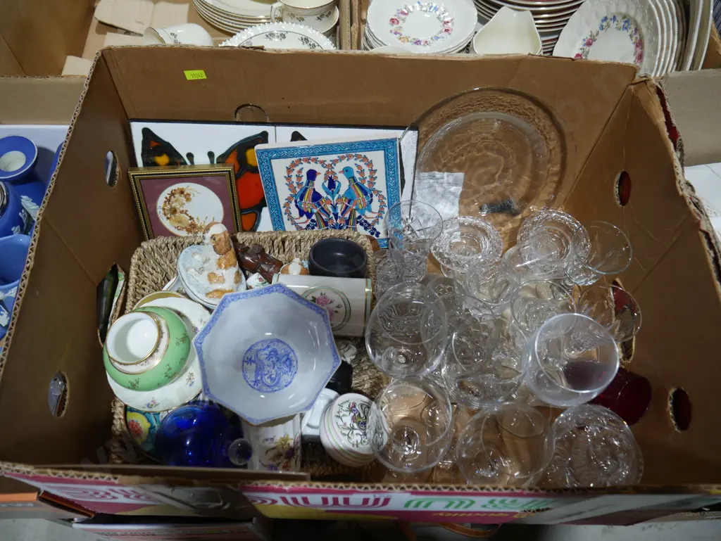 Glassware, china etc Image 1++