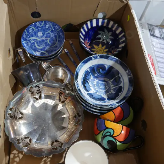 Pottery bowls and EP ware