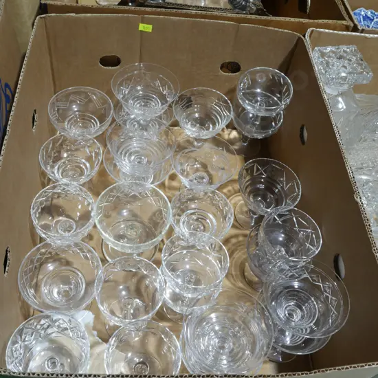 Assorted sweet dishes etc