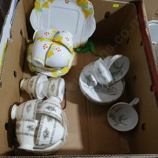 Two tea sets etc