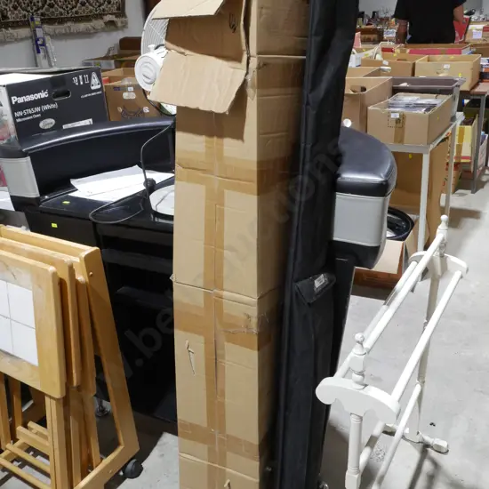 Banner flag poles and flags