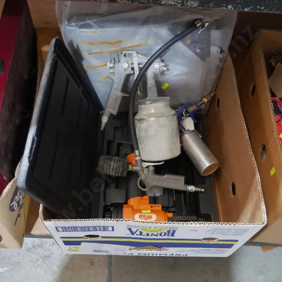 Assorted air tools etc