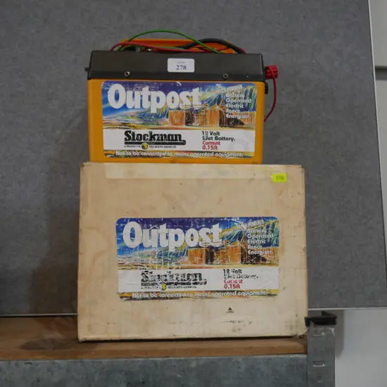 Battery fence energiser