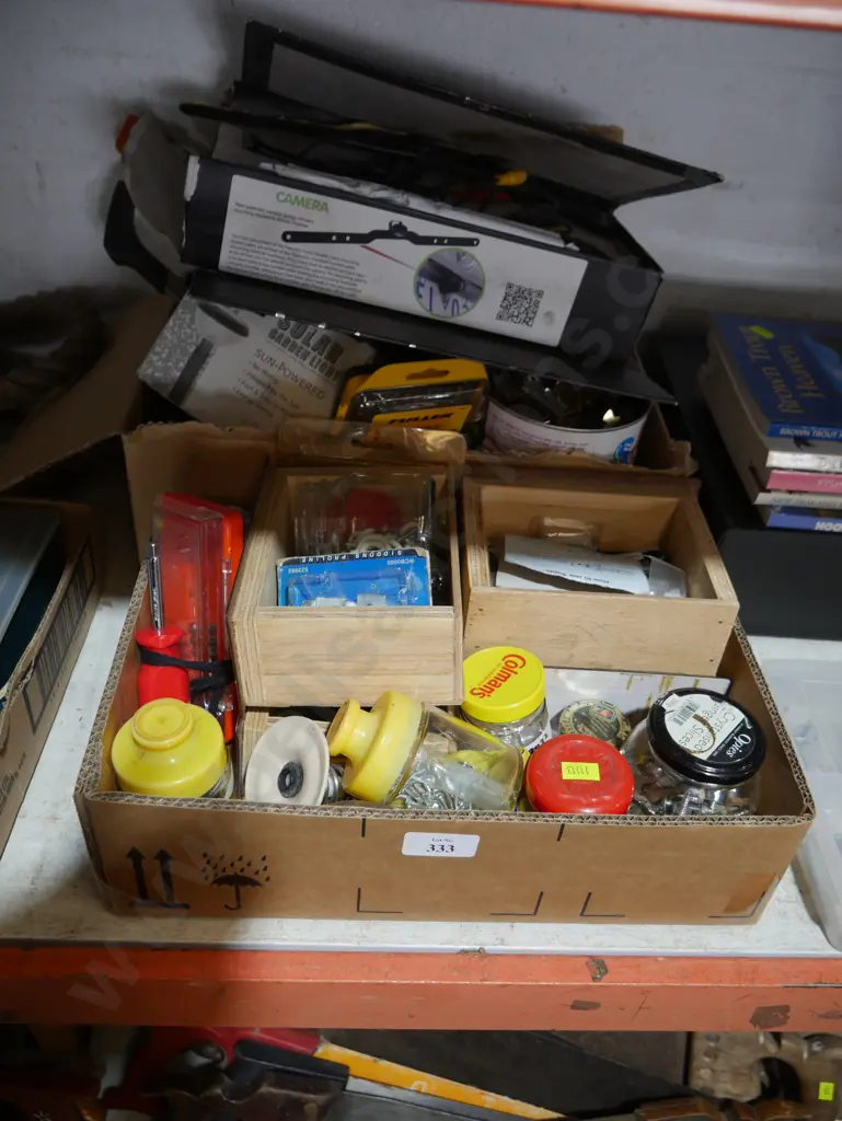 Two boxes of assorted screws etc Image 1++