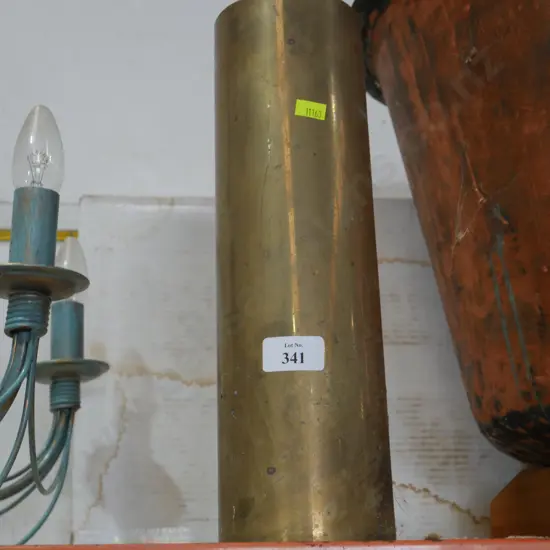 Large artillery shell casing
