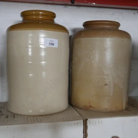 Two stone jars