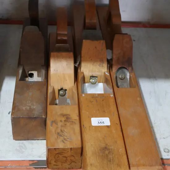 Four large wood planes