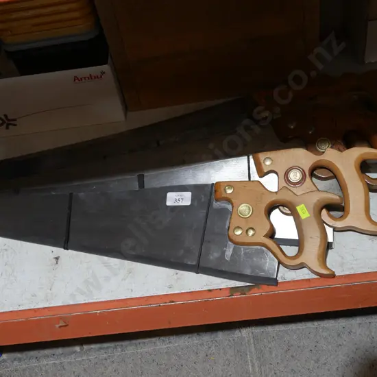 Assorted hand saws