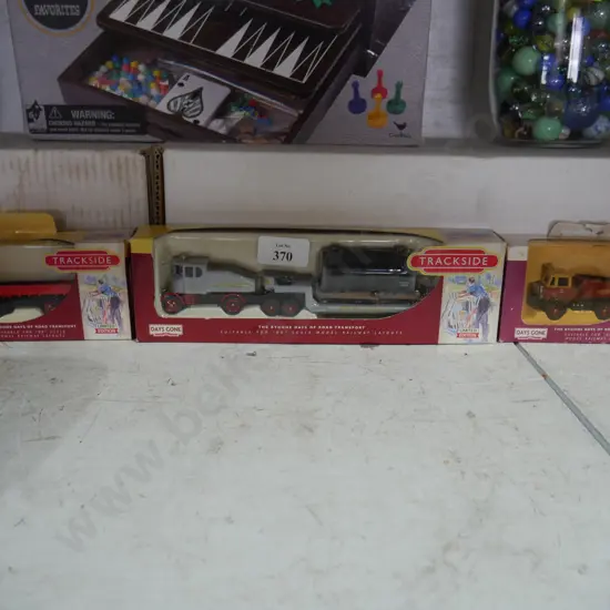 Three model trucks