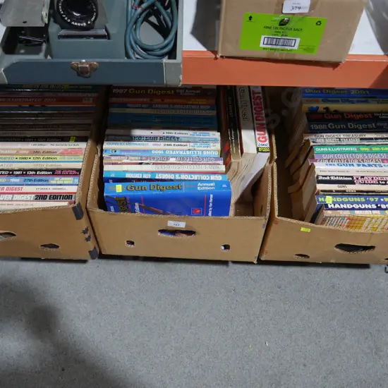 Assorted guns illustrated books