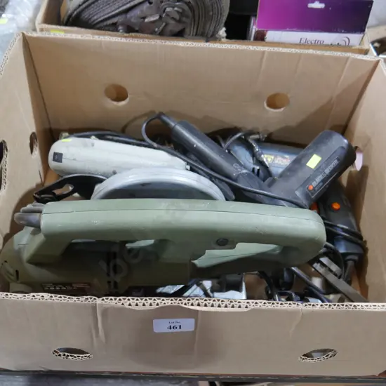 Assorted power tools