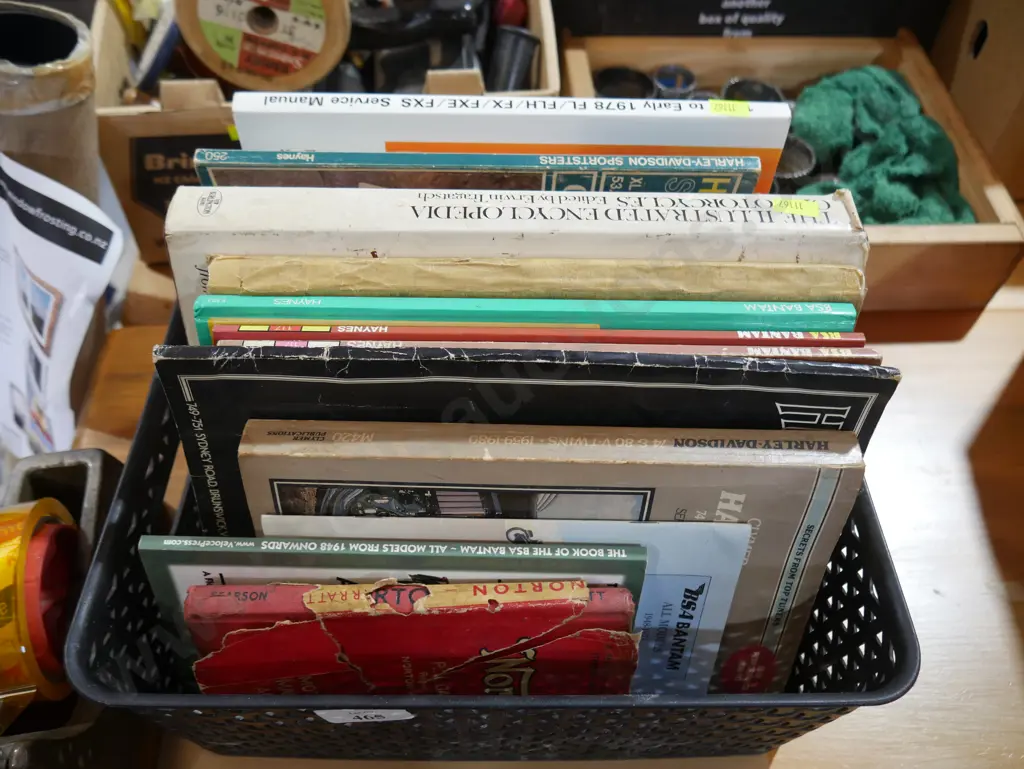 Assorted motorcycle manuals Image 1++