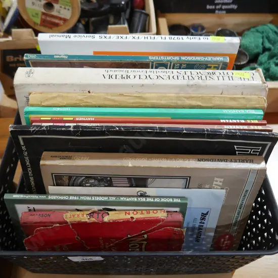 Assorted motorcycle manuals