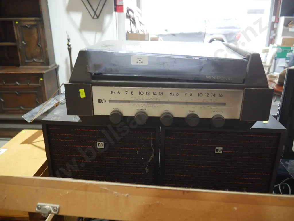 Pye record player and speakers Image 1++