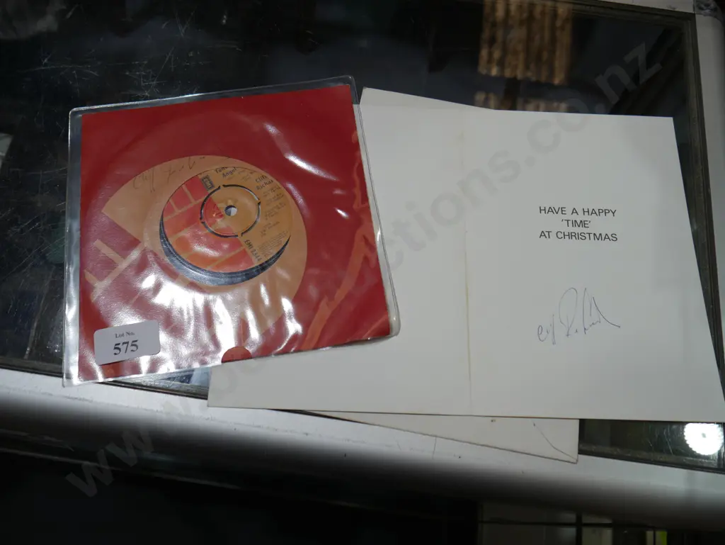 Signed Cliff Richard record etc Image 1++