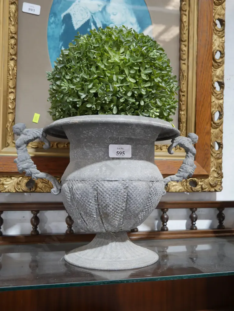 Artificial plant and pot Image 1++