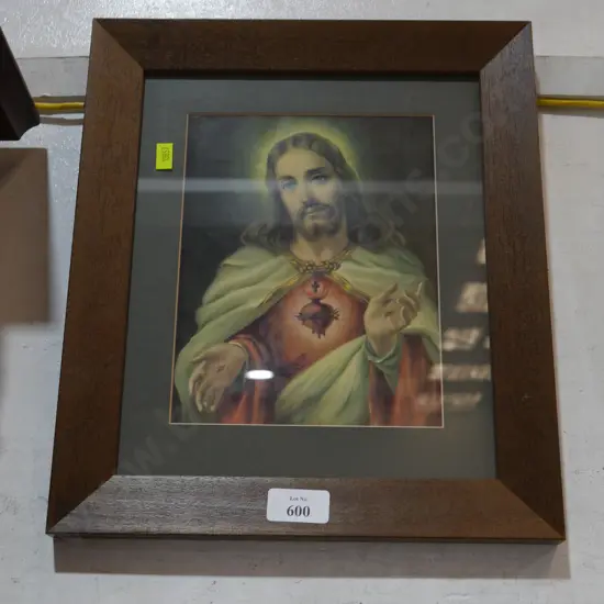 Framed Jesus picture